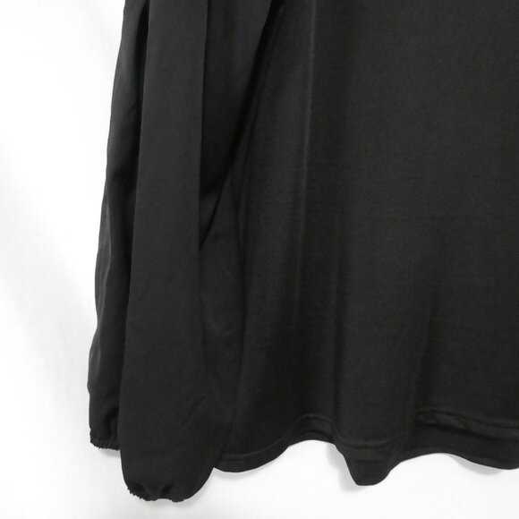 SHEIN - Curve | 2XL | Black Sequin Long Sleeve Blouse | Sheer Solid Black Back - Picture 12 of 14